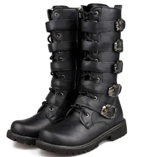 Men's Spring & Autumn Motorcycle Boots