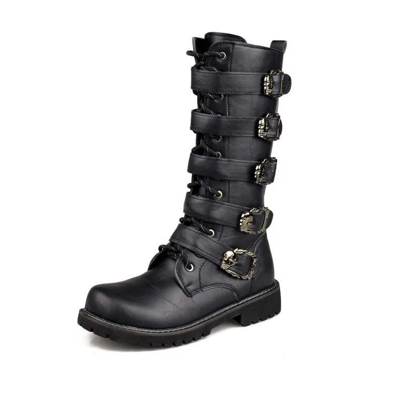Men's Spring & Autumn Motorcycle Boots