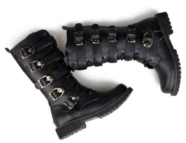 Men's Spring & Autumn Motorcycle Boots