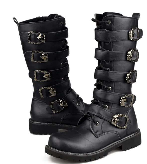 Men's Spring & Autumn Motorcycle Boots