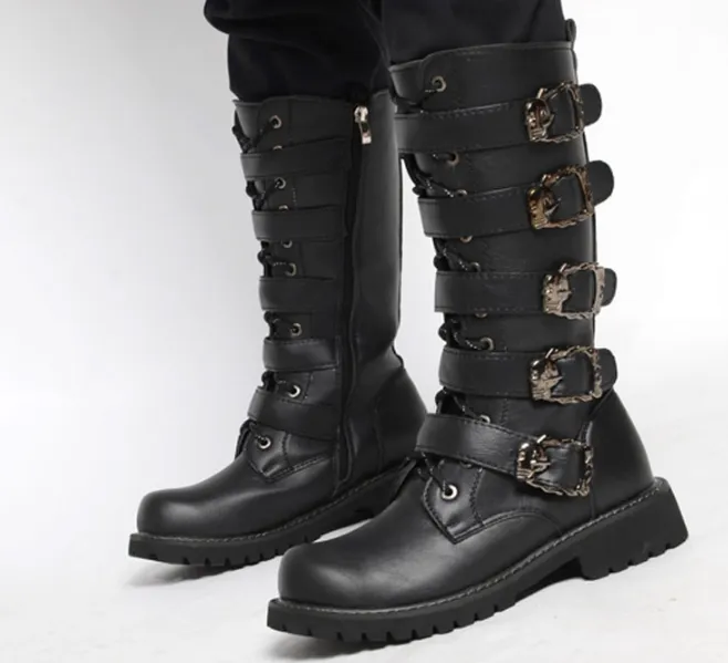 Men's Spring & Autumn Motorcycle Boots