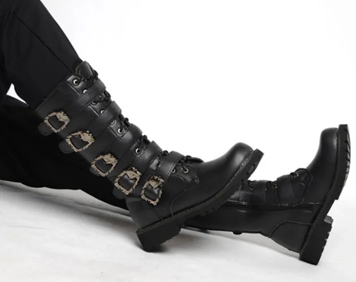 Men's Spring & Autumn Motorcycle Boots