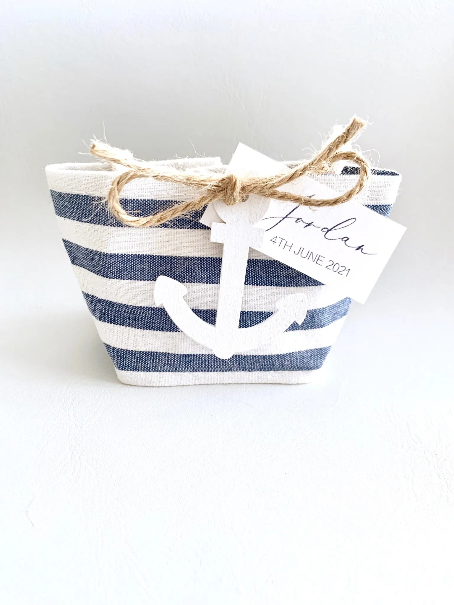 NAUTICAL BEACH TOTE