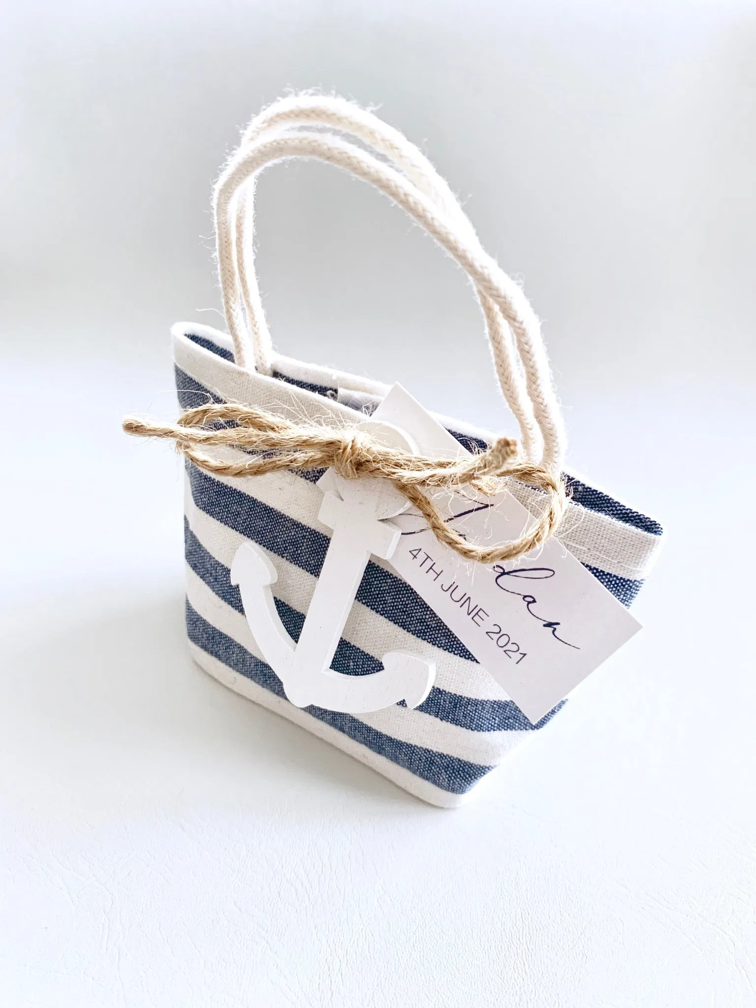 NAUTICAL BEACH TOTE
