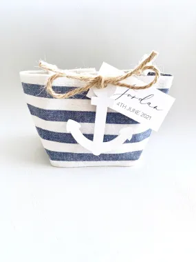 NAUTICAL BEACH TOTE