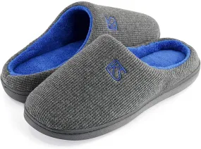 New K KomForme Men's Slippers Memory Foam House Slippers Cozy Home Shoes Indoor Outdoor, Sz 12/13