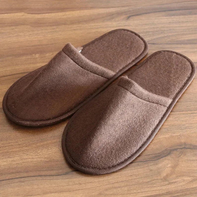 Non-woven Women Four Seasons Non-slip Slippers