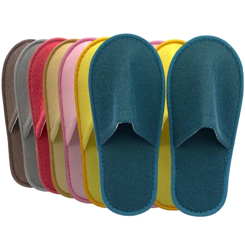 Non-woven Women Four Seasons Non-slip Slippers