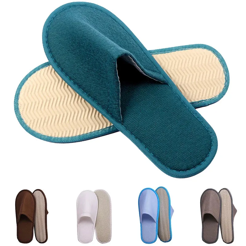 Non-woven Women Four Seasons Non-slip Slippers