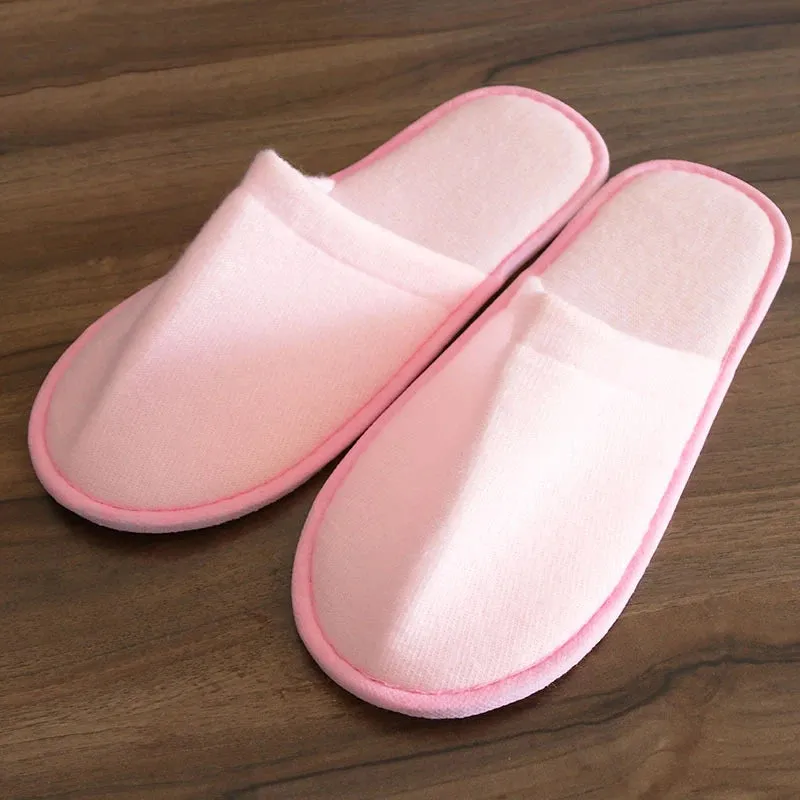 Non-woven Women Four Seasons Non-slip Slippers