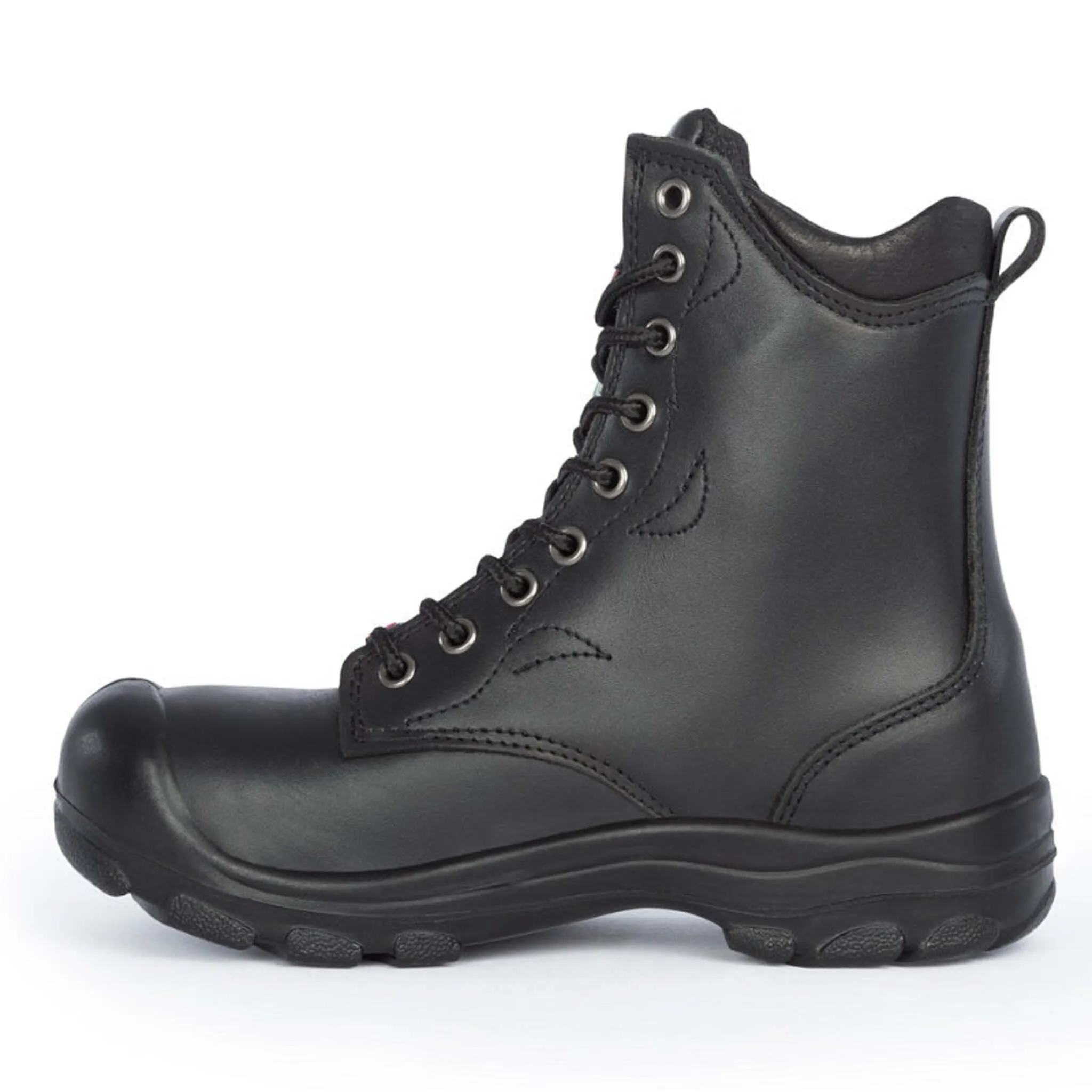 P&F Women's 8" Safety Work Boots S552 - Full Grain Leather, Lightweight, CSA Steel Toe & Puncture-Resistant Plate, Durable & Comfortable | Sizes 5-11