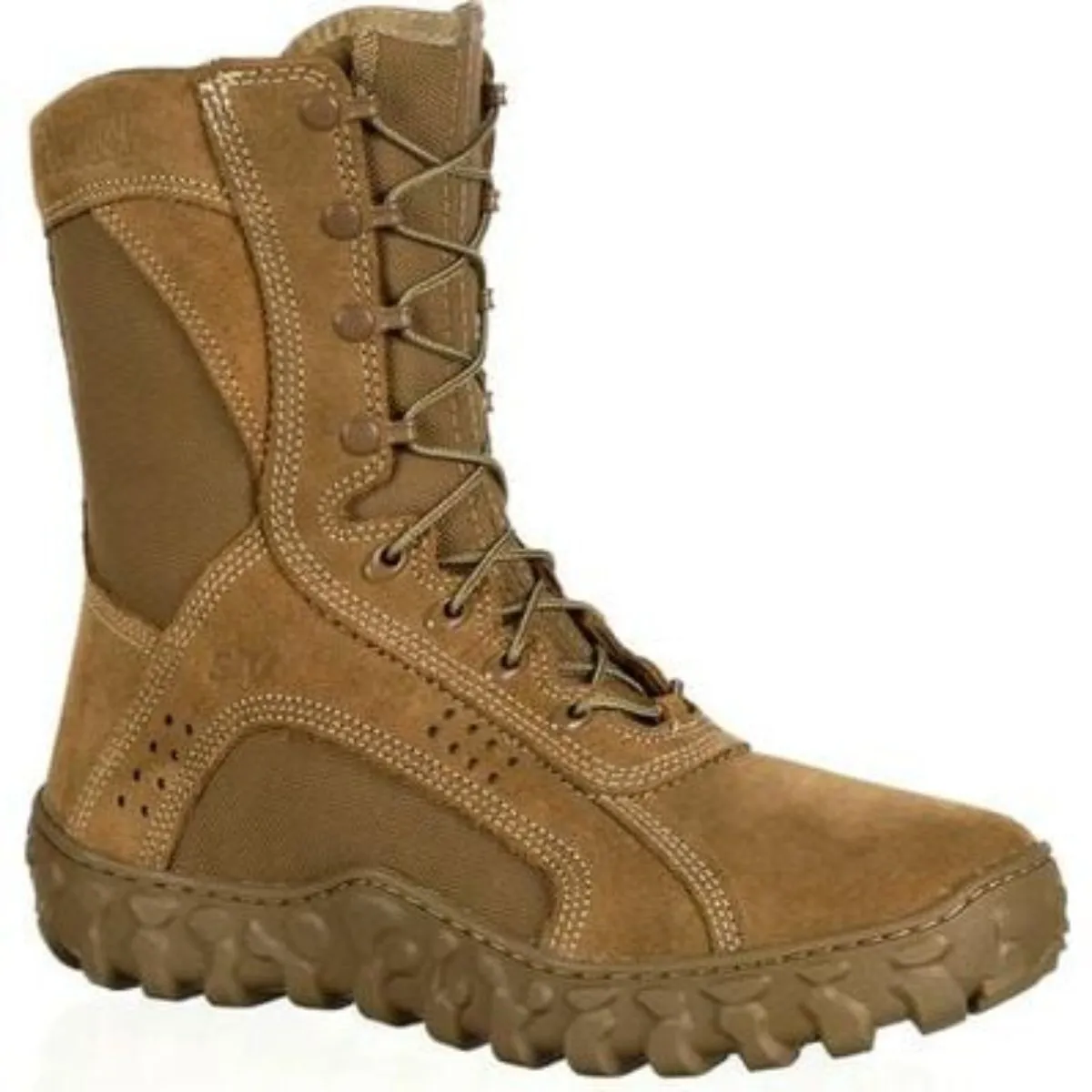 Rocky S2v Men's Tactical Military Boots Rkc050 In Brown