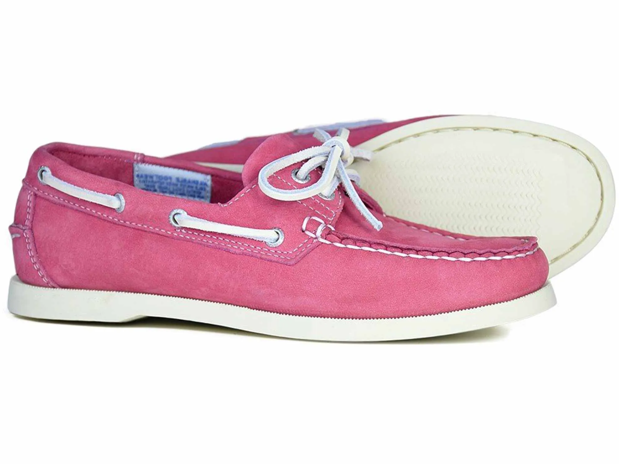 SANDUSKY Ladies Raspberry Pink Washable Boat Shoes by Orca Bay