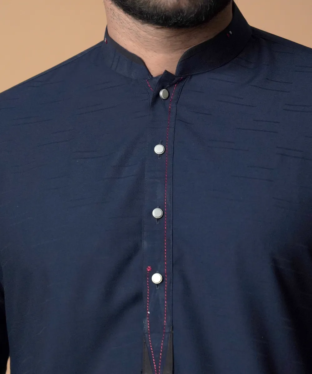 Shalwar Kameez - Navy Blue