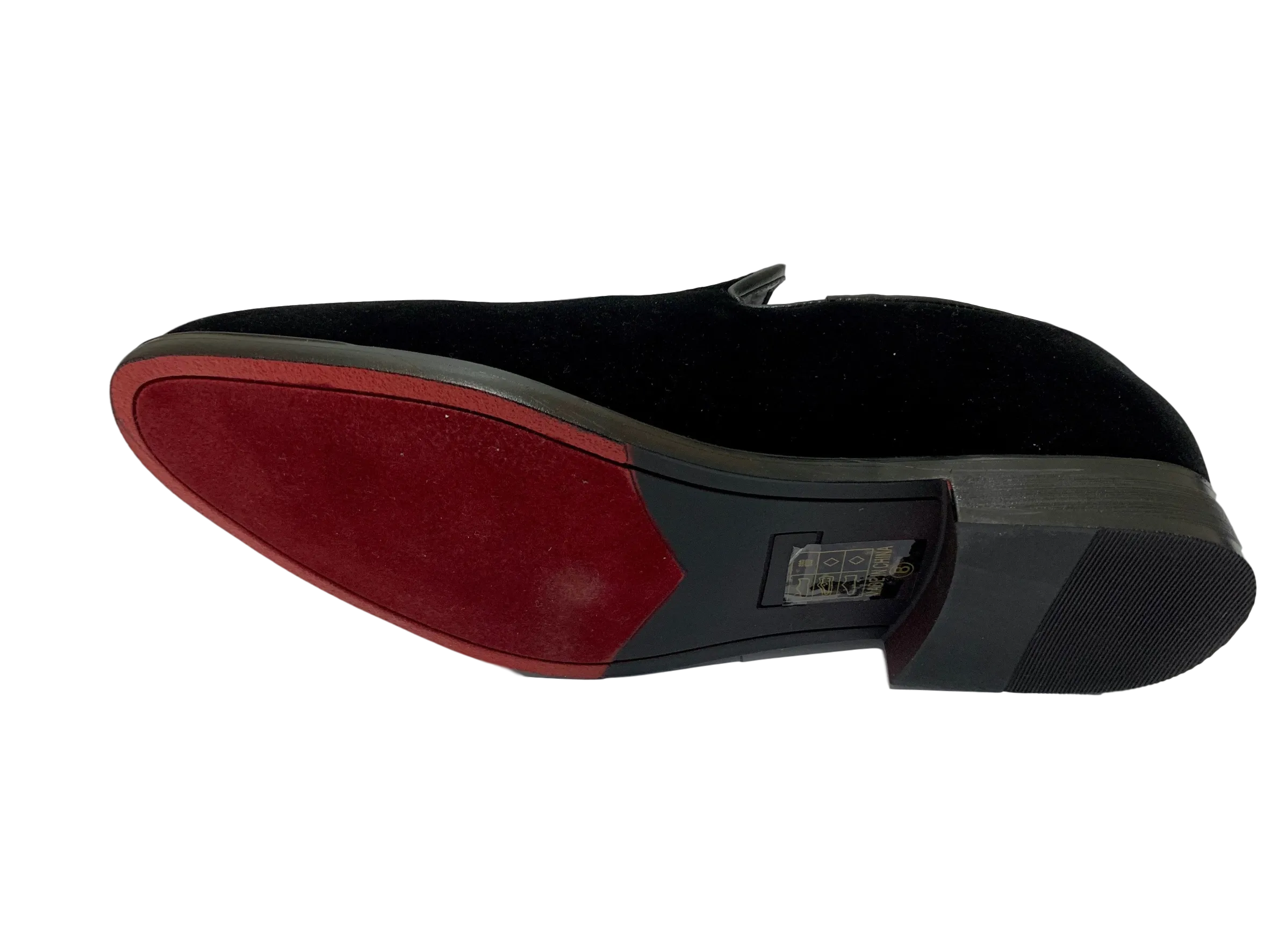 Sparko 03 black Velvet Loafers