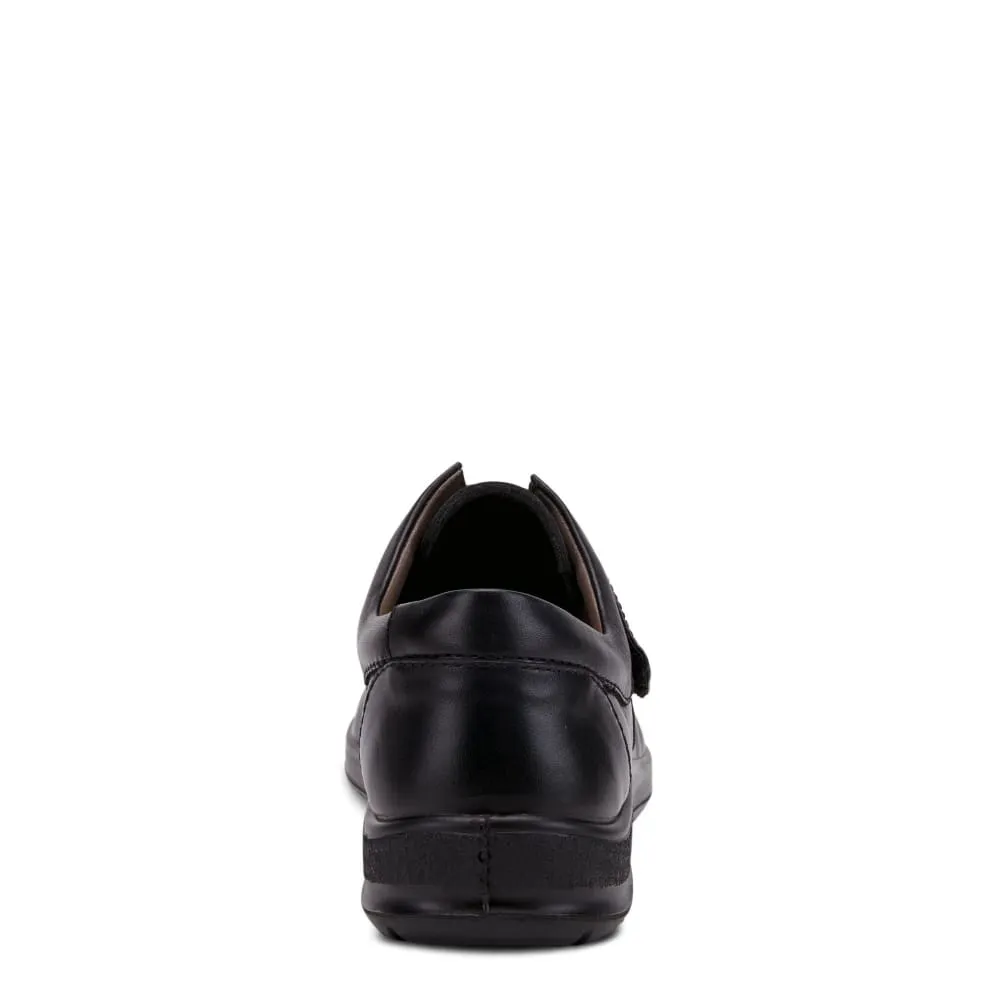 Spring Step Shoes Men's Black Slip On Loafers