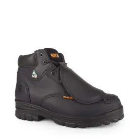 STC Men's 6" Press Safety Work Boots | Waterproof Leather, External Metguard, Steel Toe, Electric Shock & Puncture Resistant, Comfort Insole | Limited Selection