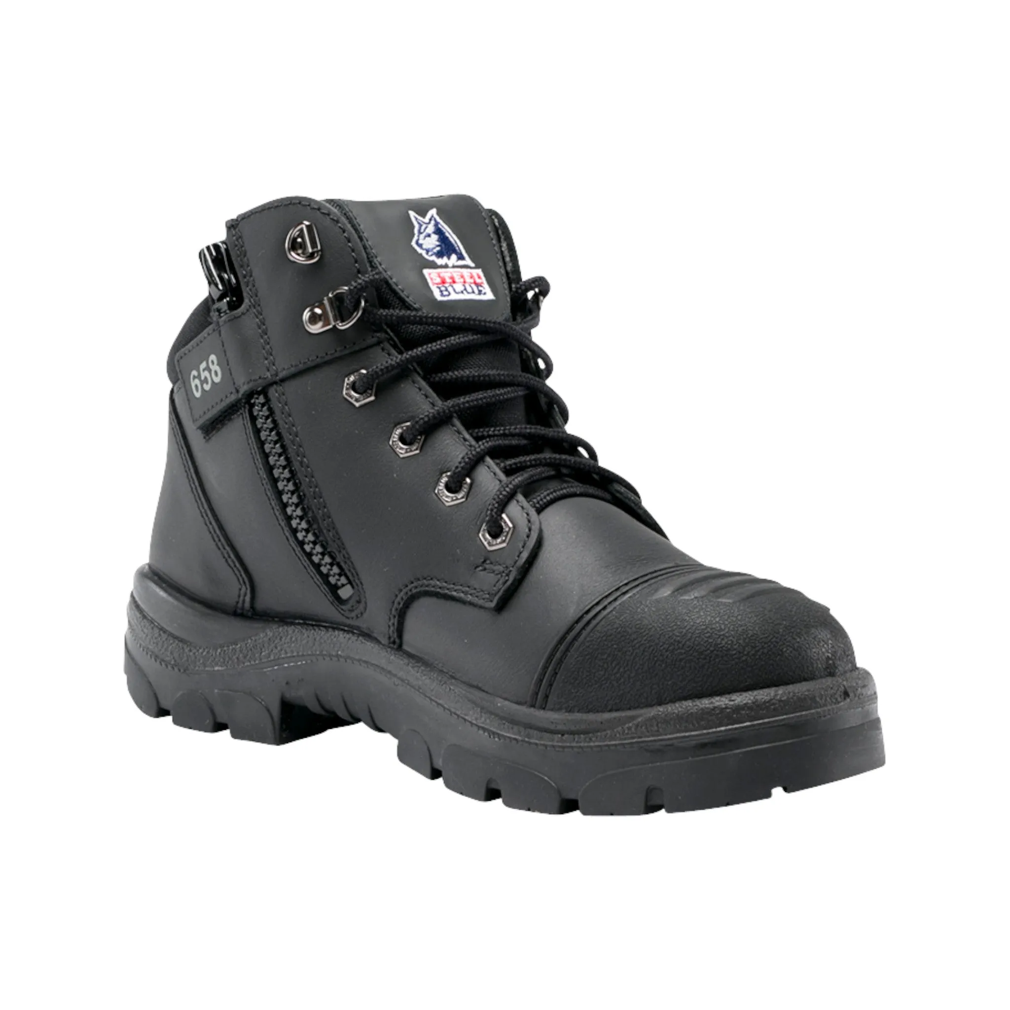 Steel Blue Parkes Zip: Scuff Cap Workboot 312658