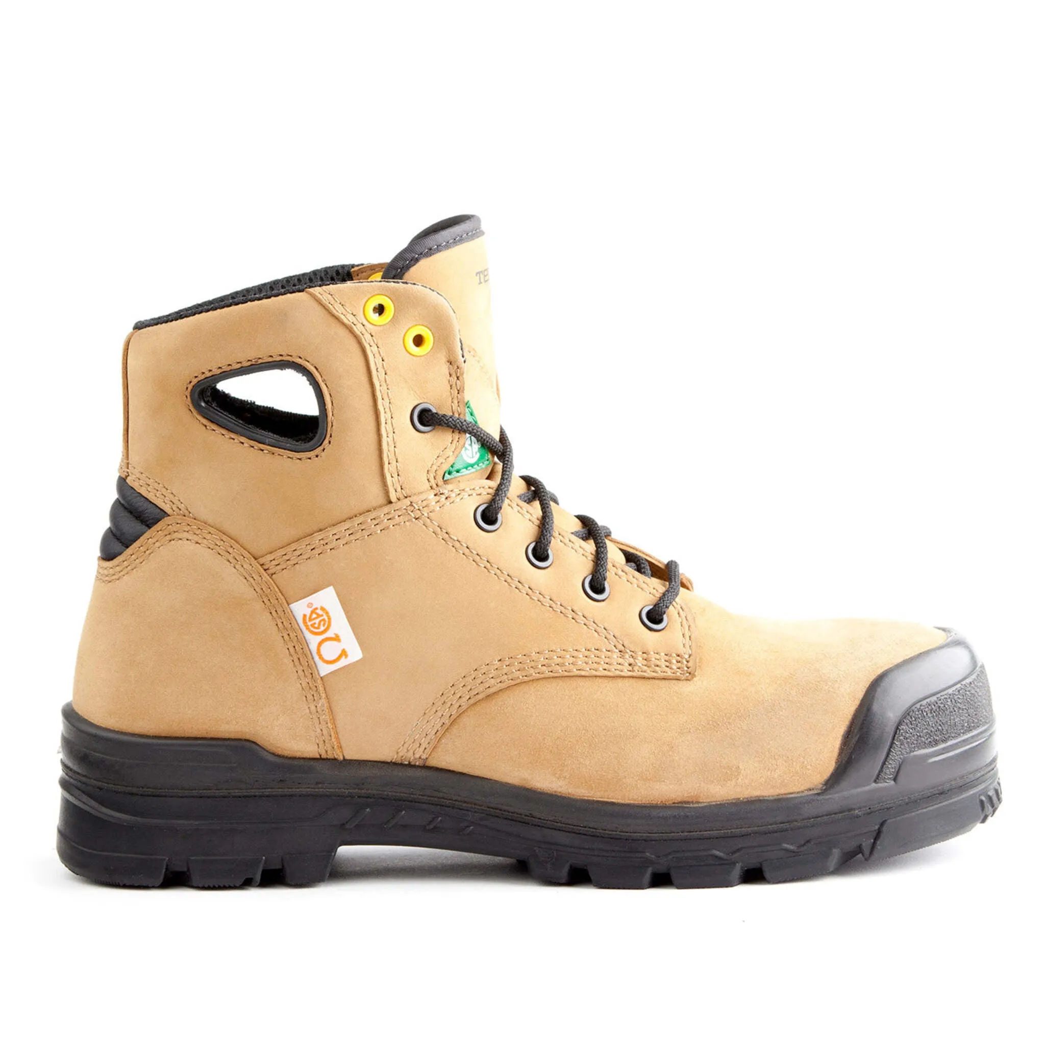 Terra Men's Safety Boots Baron 6" Leather Waterproof with Composite Toe and Plate  | Sizes 7-14