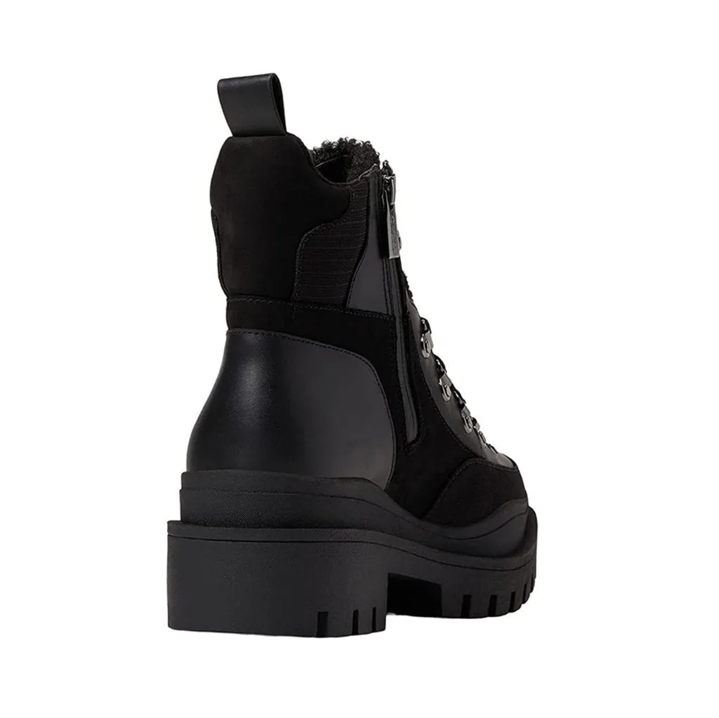 Vionic Jaxen Leather Textile Women's Ankle Boots