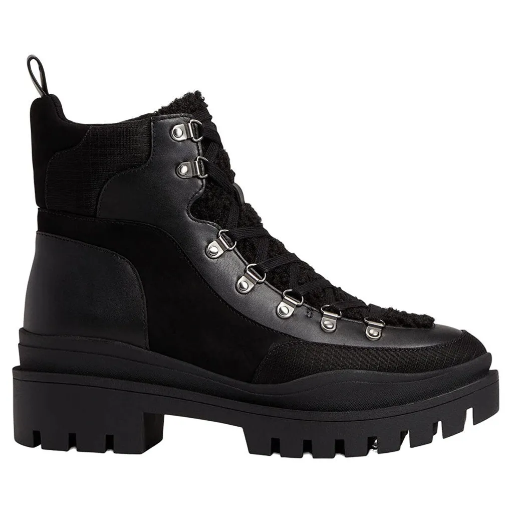 Vionic Jaxen Leather Textile Women's Ankle Boots