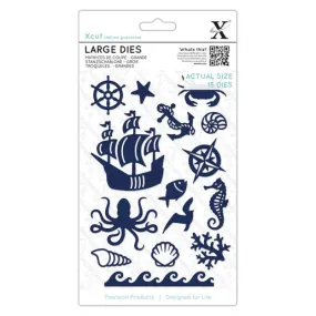 Xcut Large Dies (15pcs) - Oceanic (XCU 503347)